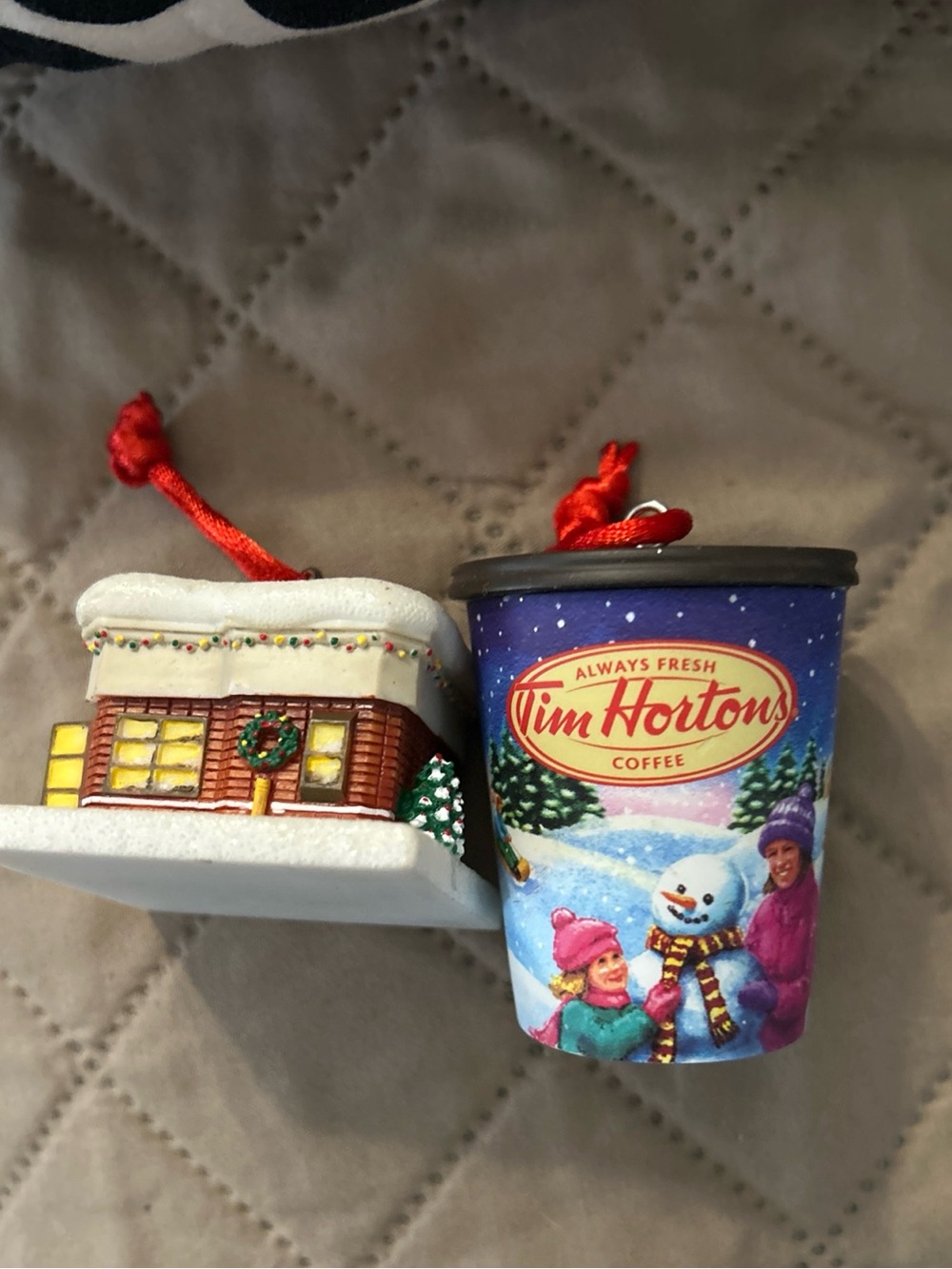 Small Tim Hortons Holiday Coffee Cup Ornament -